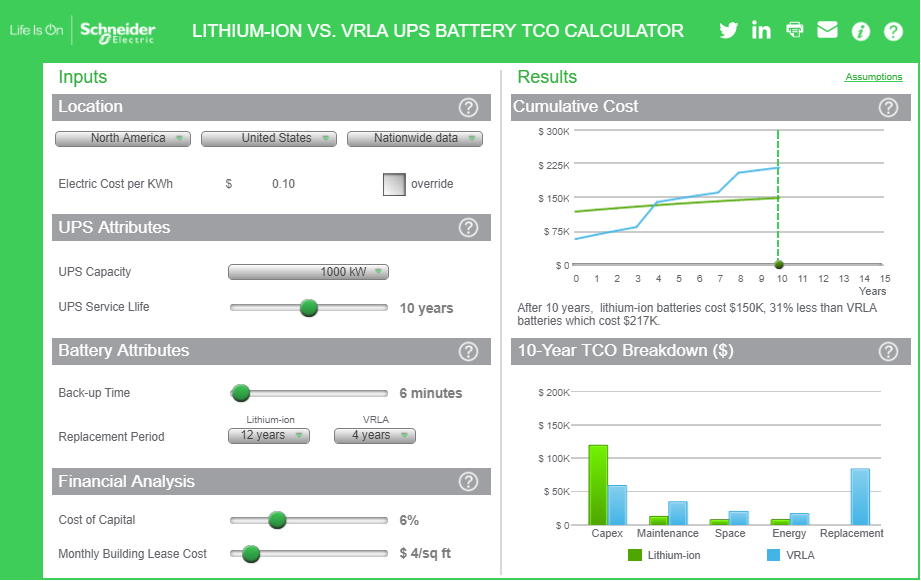 li-ion calculator